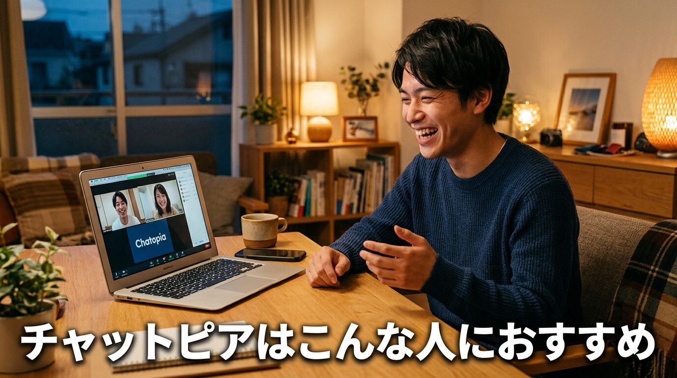 チャットピアはこんな人におすすめ
