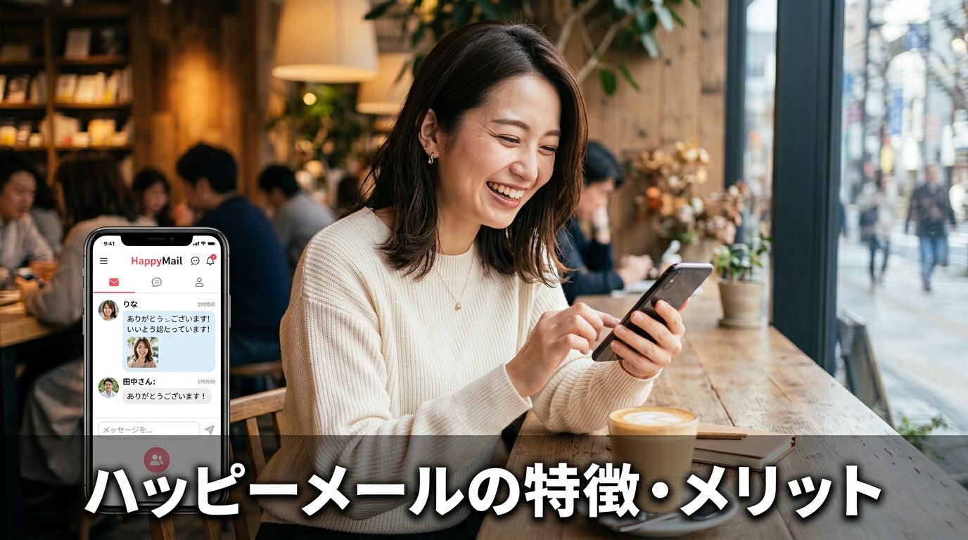 ハッピーメールの特徴・メリット
