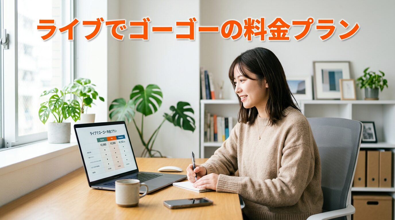 ライブでゴーゴーの料金プラン