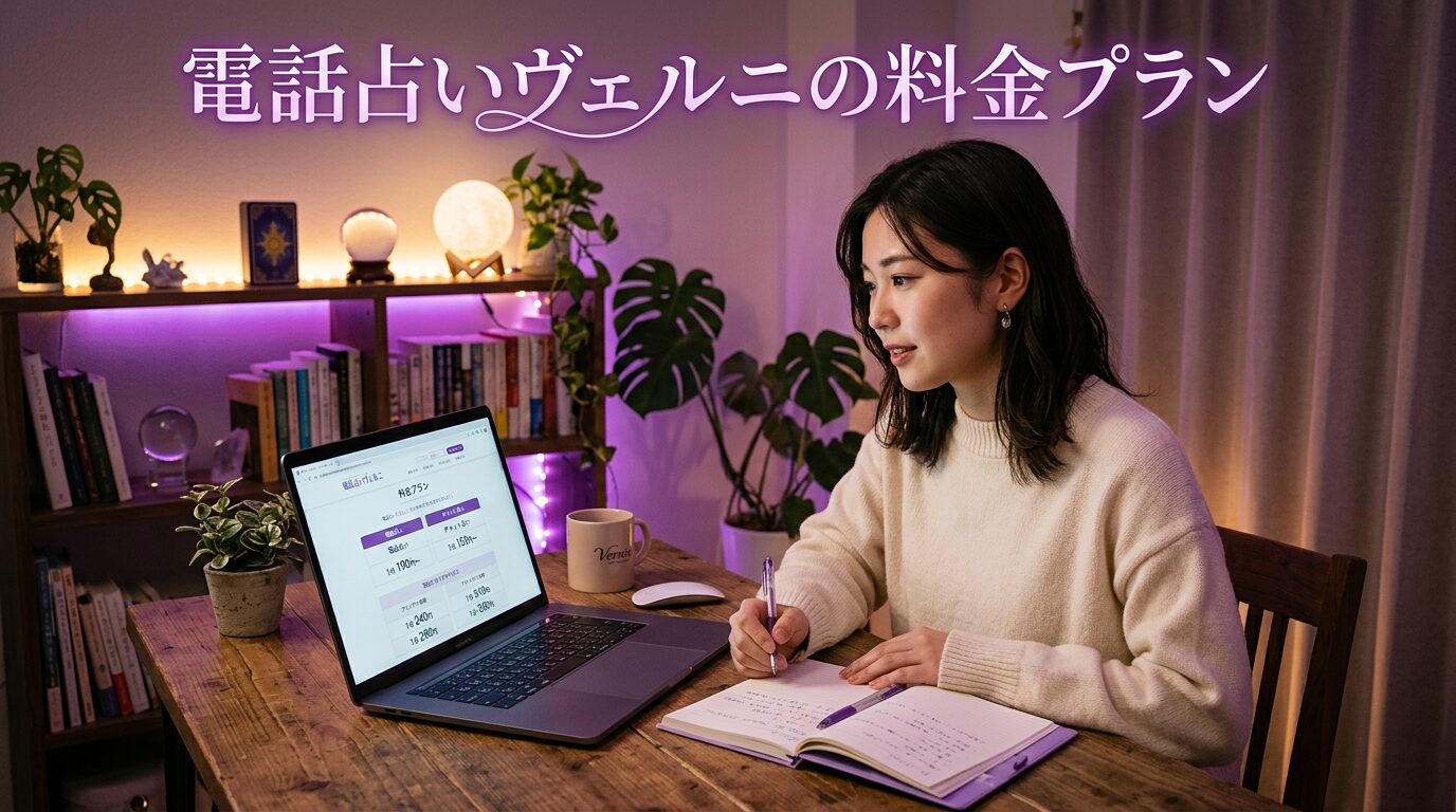 電話占いヴェルニの料金プラン