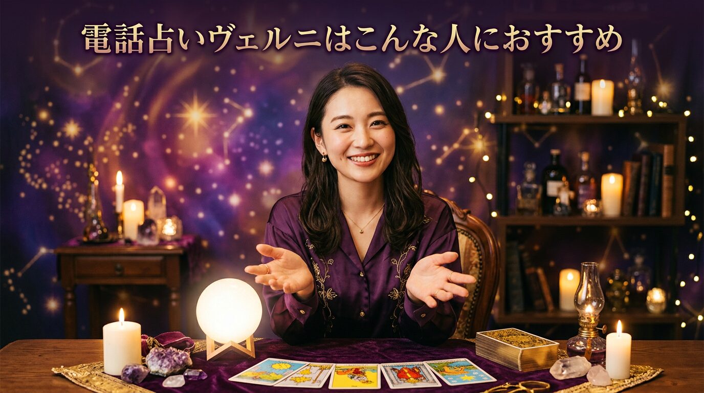 電話占いヴェルニはこんな人におすすめ